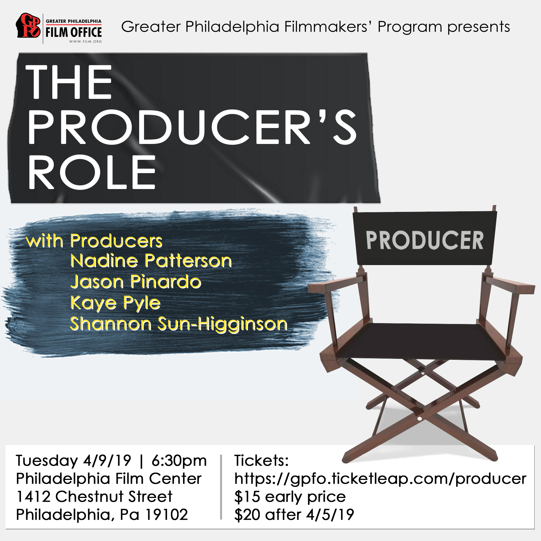 Greater Philadelphia Filmmakers Program Greater Philadelphia Film Office